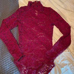 Blackmilk lace bodysuit